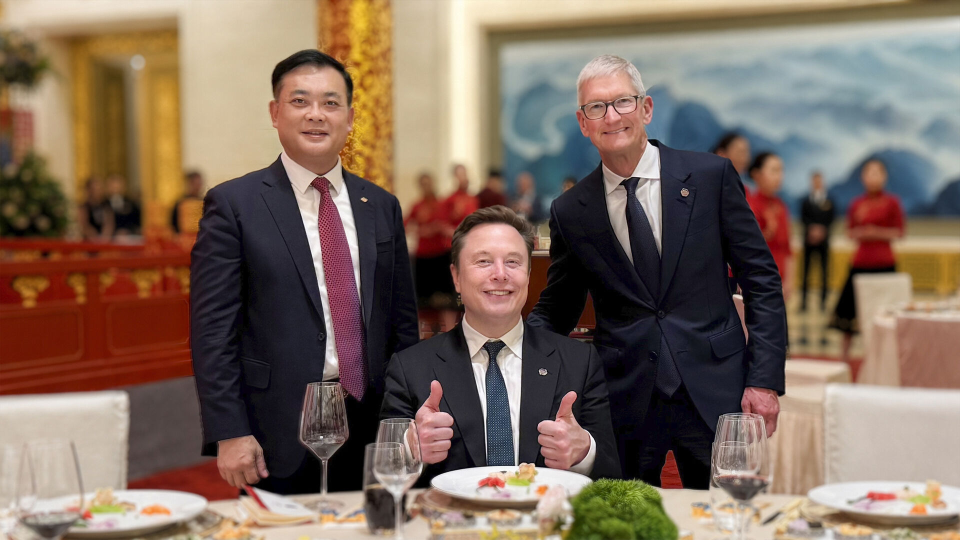 曹晖董事长受邀出席中美会谈欢迎宴会